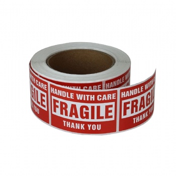Warning Sticker Fragile Label 2