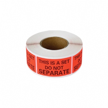 This Is A Set Do Not Separate Labels 1″ x 2″ (500 / Roll)