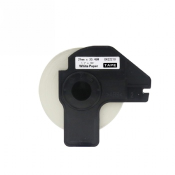 Brother DK2210 Compatible Continuous White Paper Tape 1-1/7” x 100′