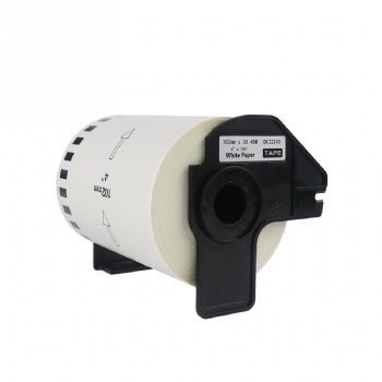 Brother DK2243 Compatible Continuous White Paper Labels 4” x 100′