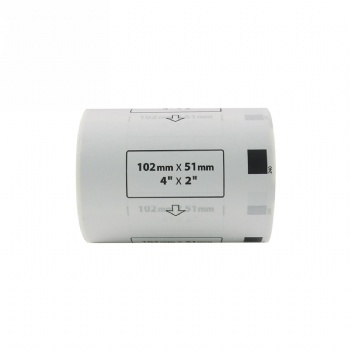 Compatible Brother DK1240 Die-Cut Multi-Purpose White Labels 4” x 2”