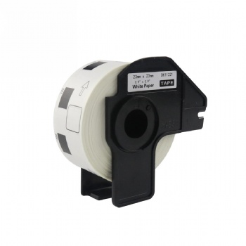 Compatible Brother DK1221 Square Paper Labels 10/11” x 10/11”